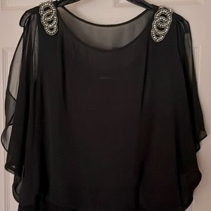 R & M RICHARDS BLOUSON DRESS